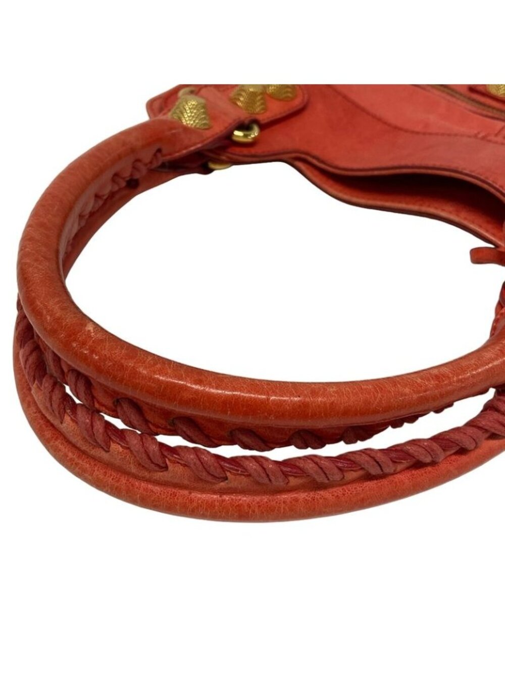 Balenciaga Shoulder Bag Editor's the Giant Slim Red Leather - Picture 15 of 15